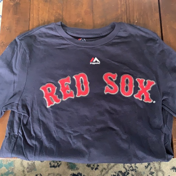 Pedroia Red Sox Youth Tee Size M - Picture 1 of 2